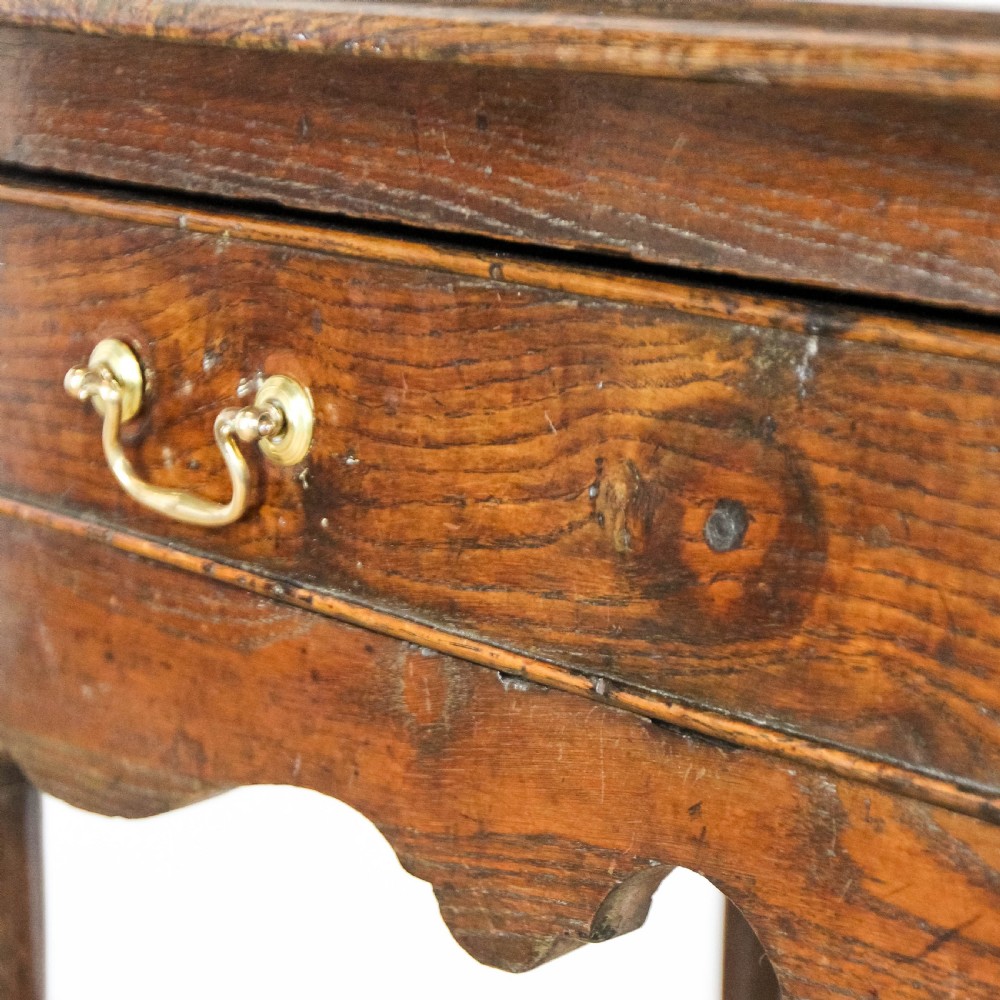 Antique Georgian Oak Lowboy Side Table
 View VII