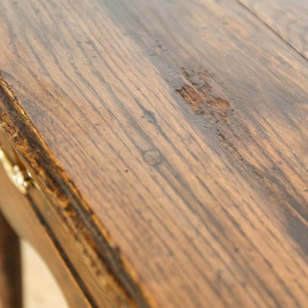Antique Georgian Oak Lowboy Side Table
 View VIII