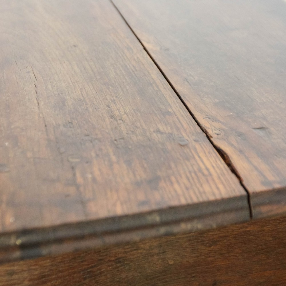 Antique Georgian Oak Lowboy Side Table
 View IX