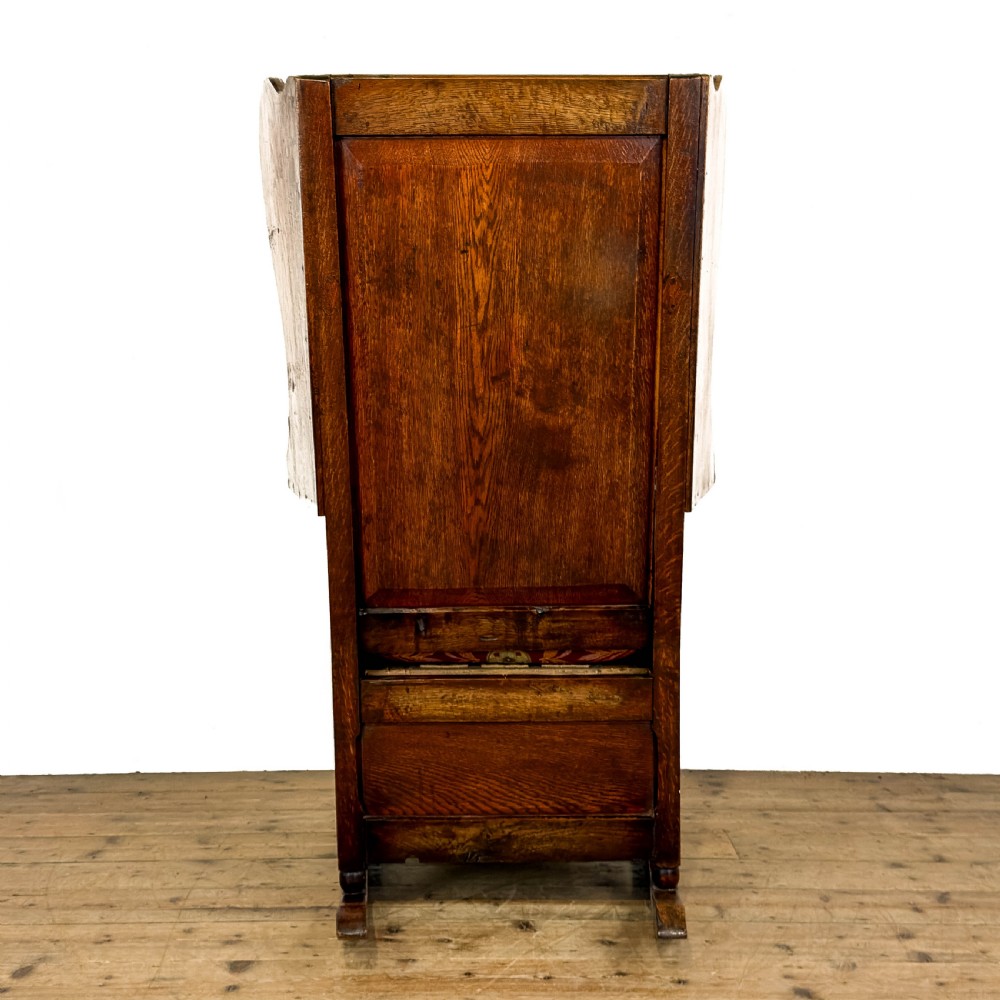 Antique 19th Century Oak Rocking Lambing Chair
 View V