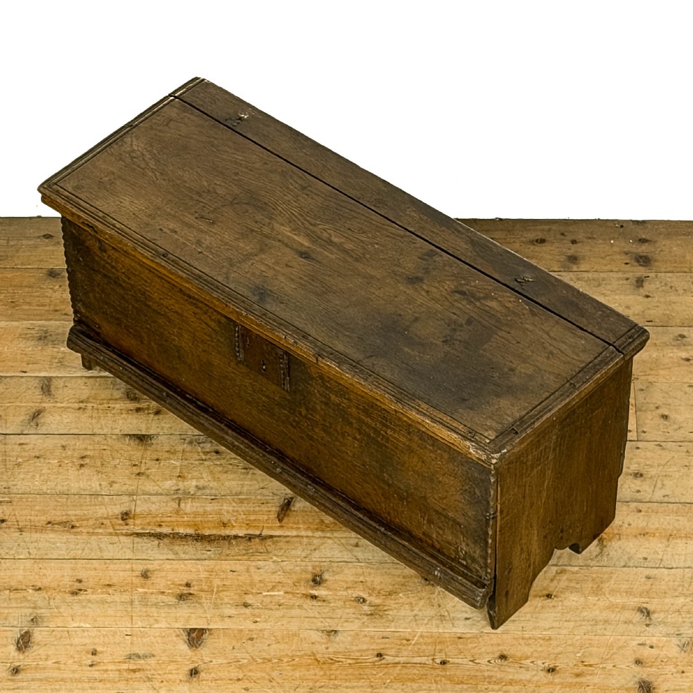 Antique 17th Century Oak Six Plank Chest
 View IV
