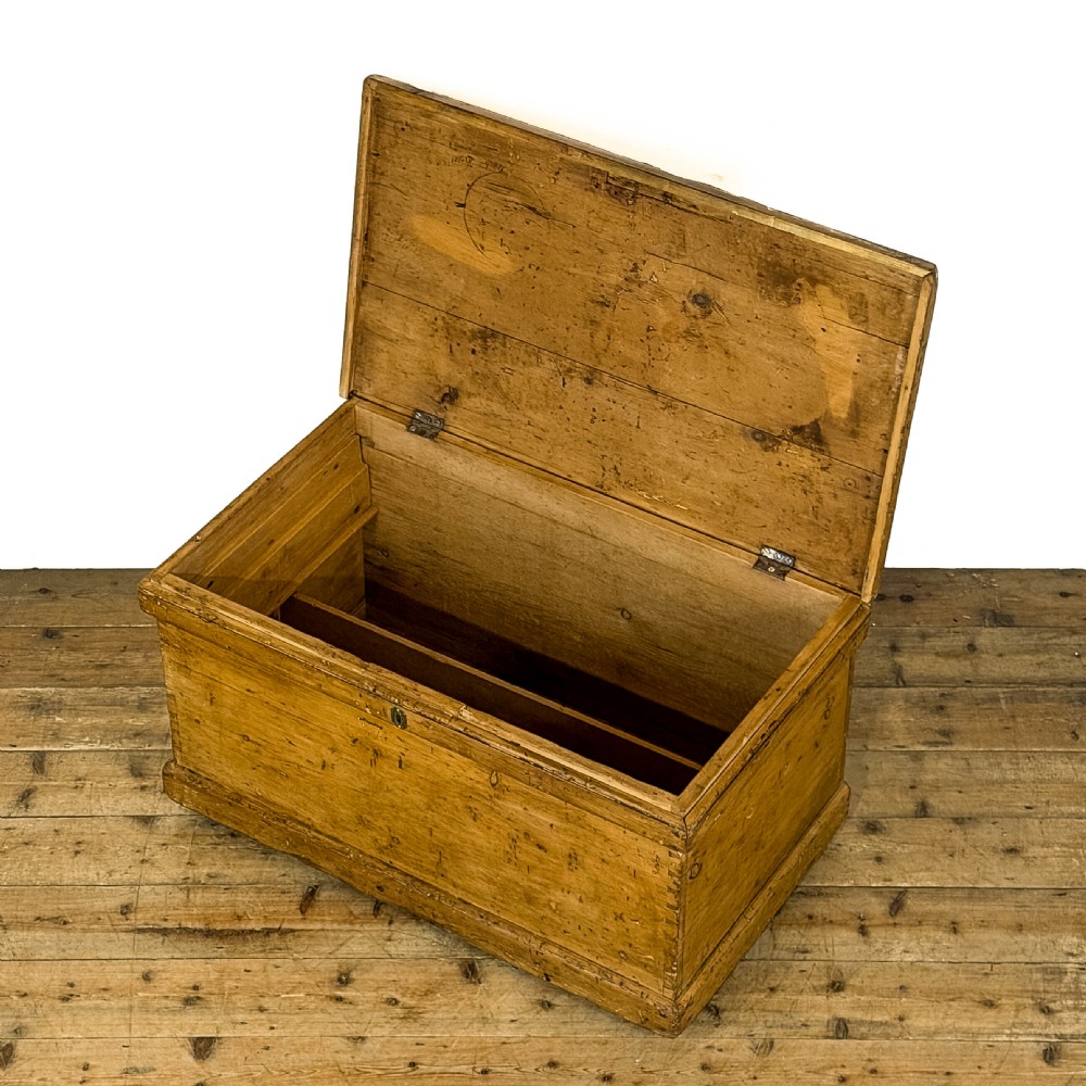 Antique Victorian Pine Trunk
 View VII