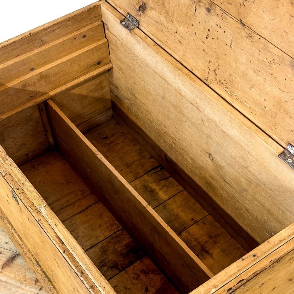 Antique Victorian Pine Trunk
 View VIII