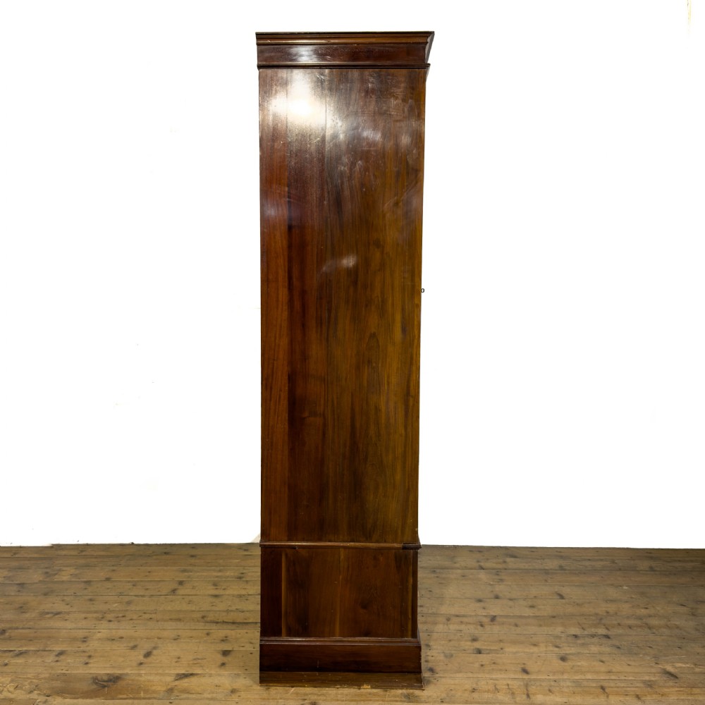 Antique Edwardian Mahogany Mirrored Wardrobe 
 View IV