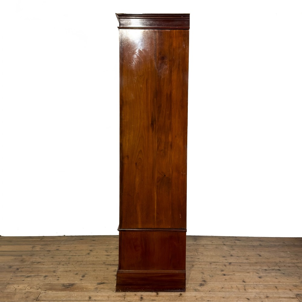 Antique Edwardian Mahogany Mirrored Wardrobe 
 View X