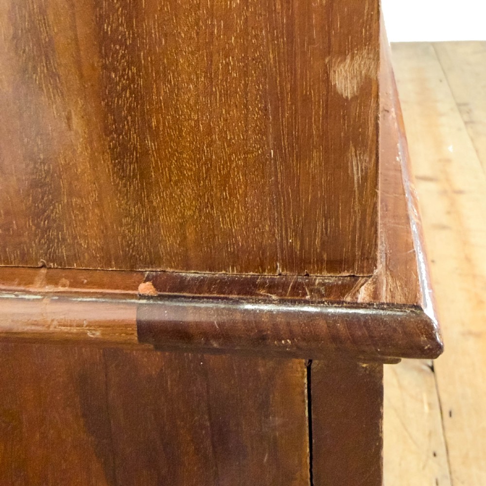 Antique Edwardian Mahogany Mirrored Wardrobe 
 View XIII