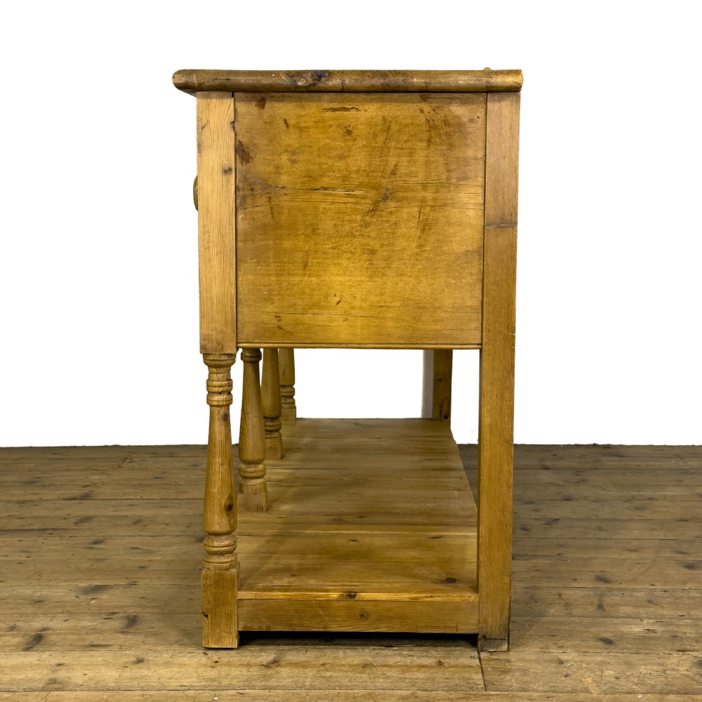 Antique 19th Century Pine Dresser Base 
 View V