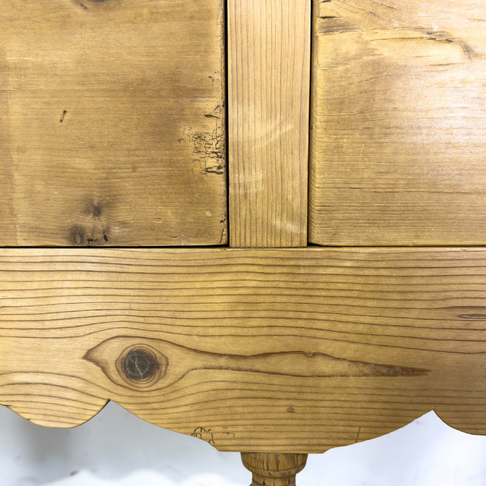 Antique 19th Century Pine Dresser Base 
 View X