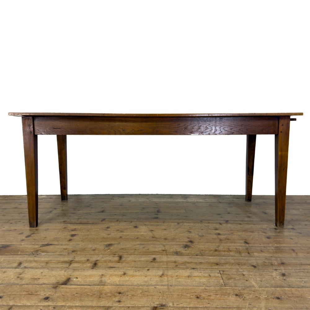 Antique 19th Century Oak Farmhouse Table
 View IV
