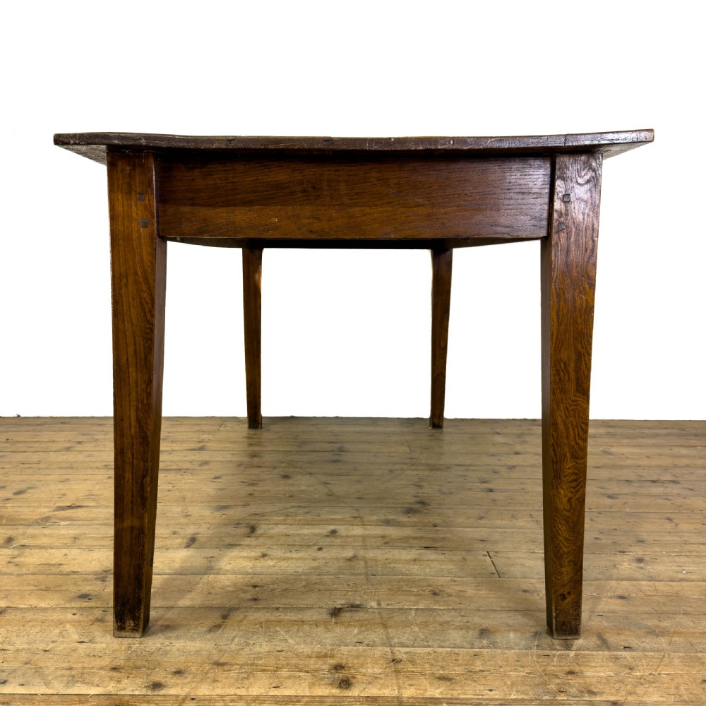 Antique 19th Century Oak Farmhouse Table
 View V