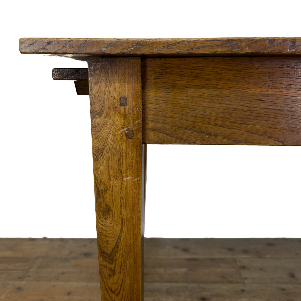 Antique 19th Century Oak Farmhouse Table
 View VI