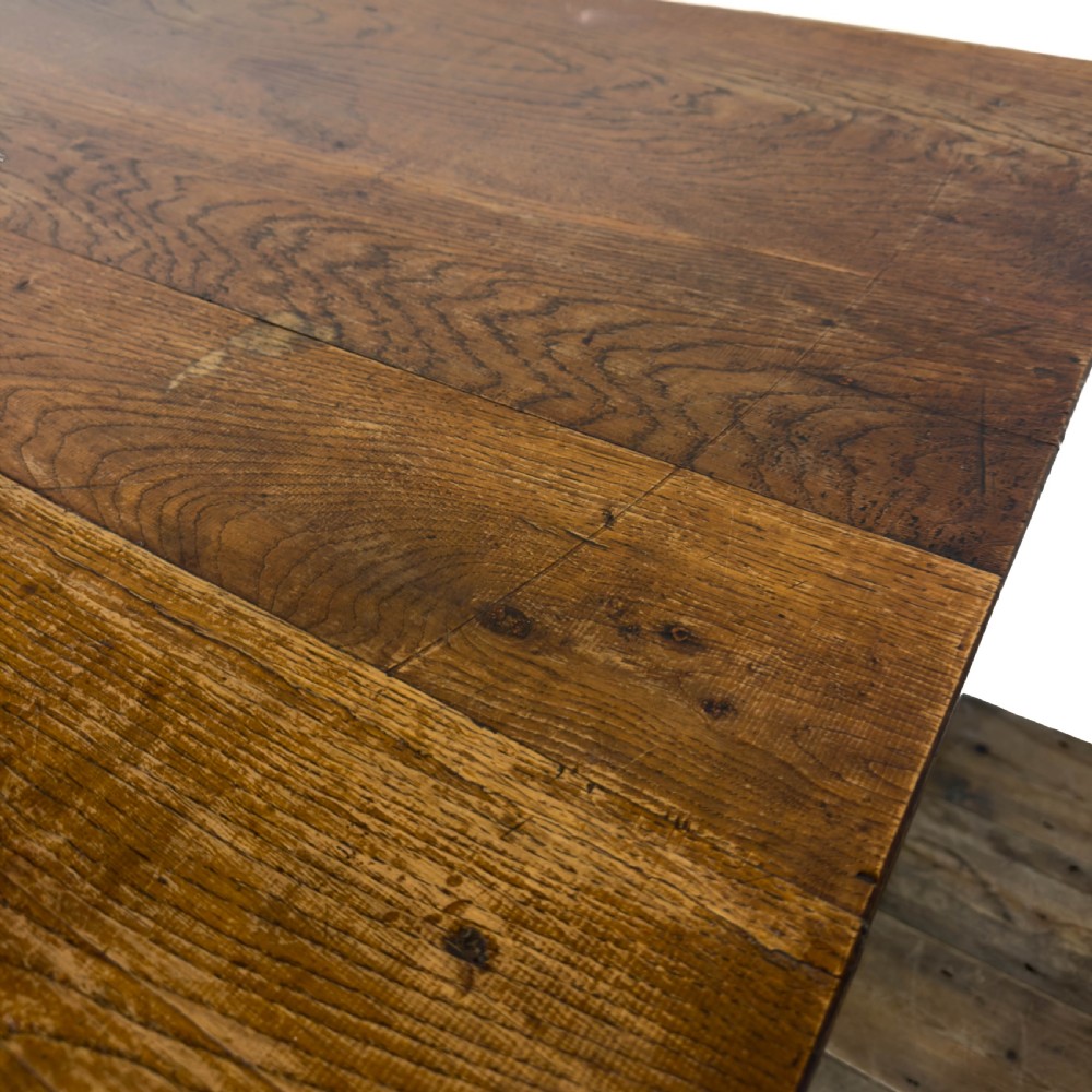 Antique 19th Century Oak Farmhouse Table
 View VII