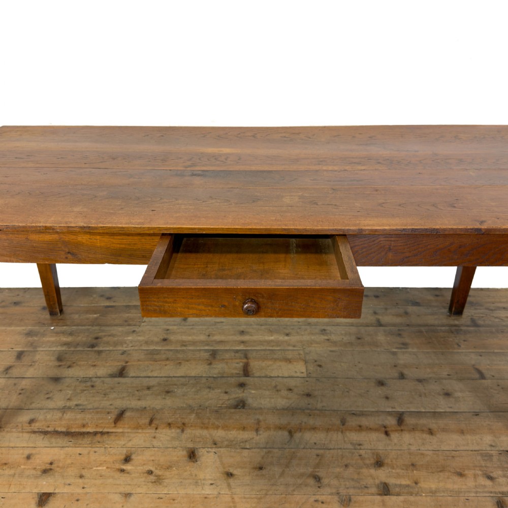 Antique 19th Century Oak Farmhouse Table
 View X