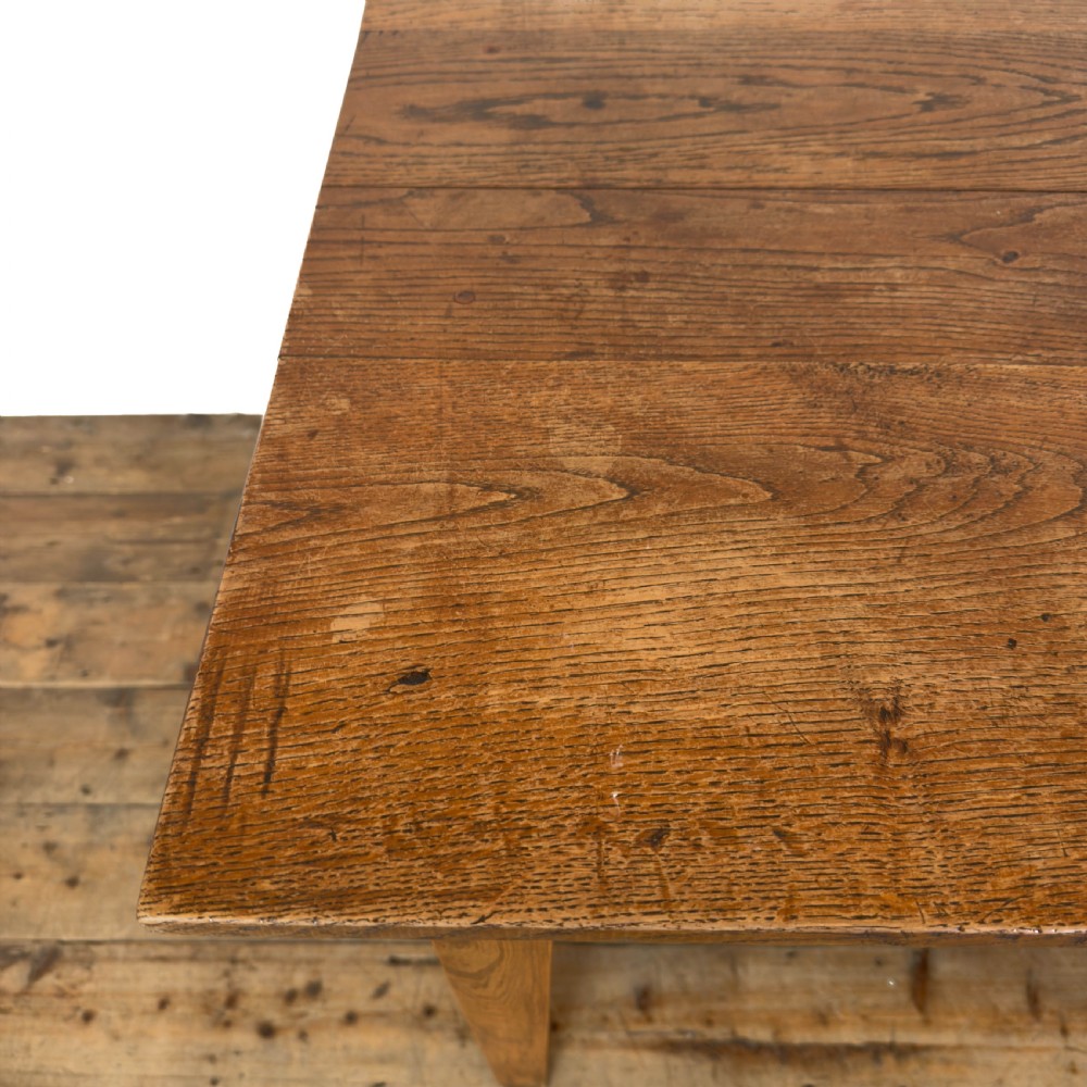 Antique 19th Century Oak Farmhouse Table
 View XI