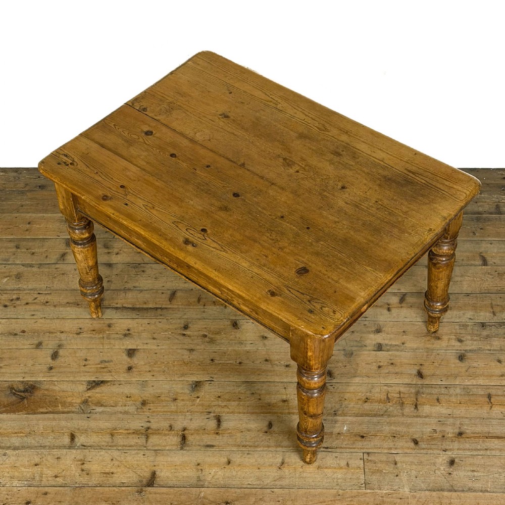 Antique Victorian Pine Kitchen Table
 View III