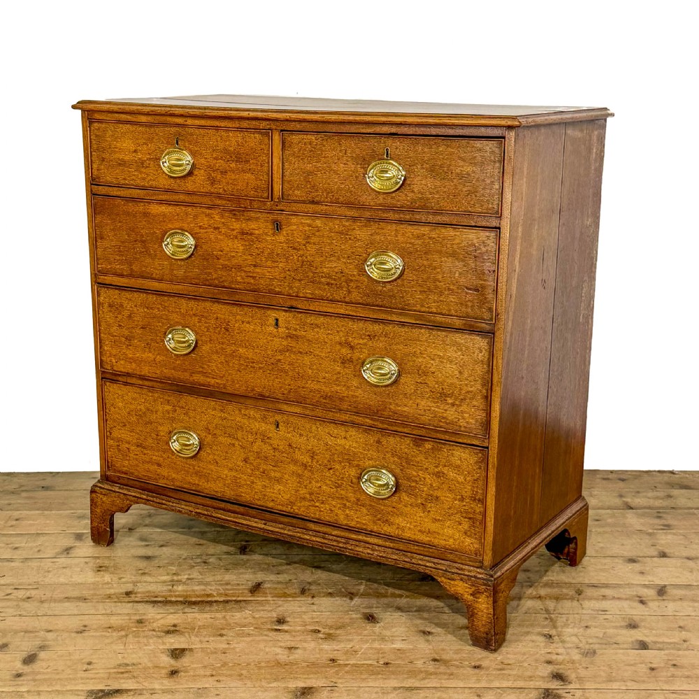 Antique Georgian Oak Chest of Drawers 
 View III