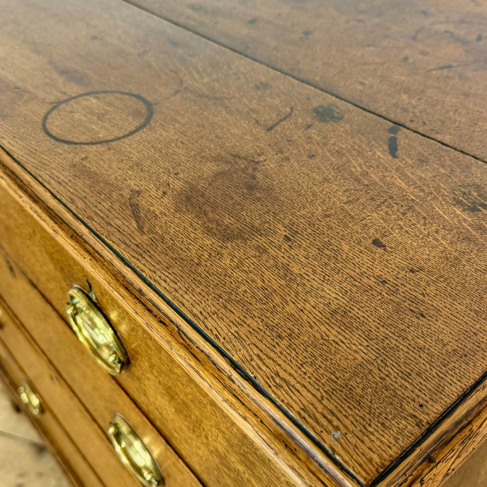 Antique Georgian Oak Chest of Drawers 
 View IV