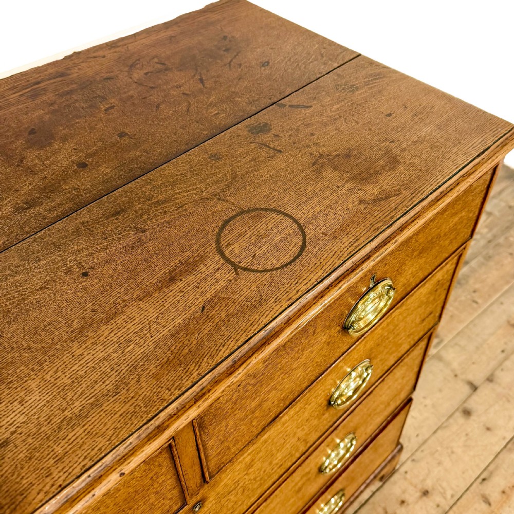 Antique Georgian Oak Chest of Drawers 
 View X