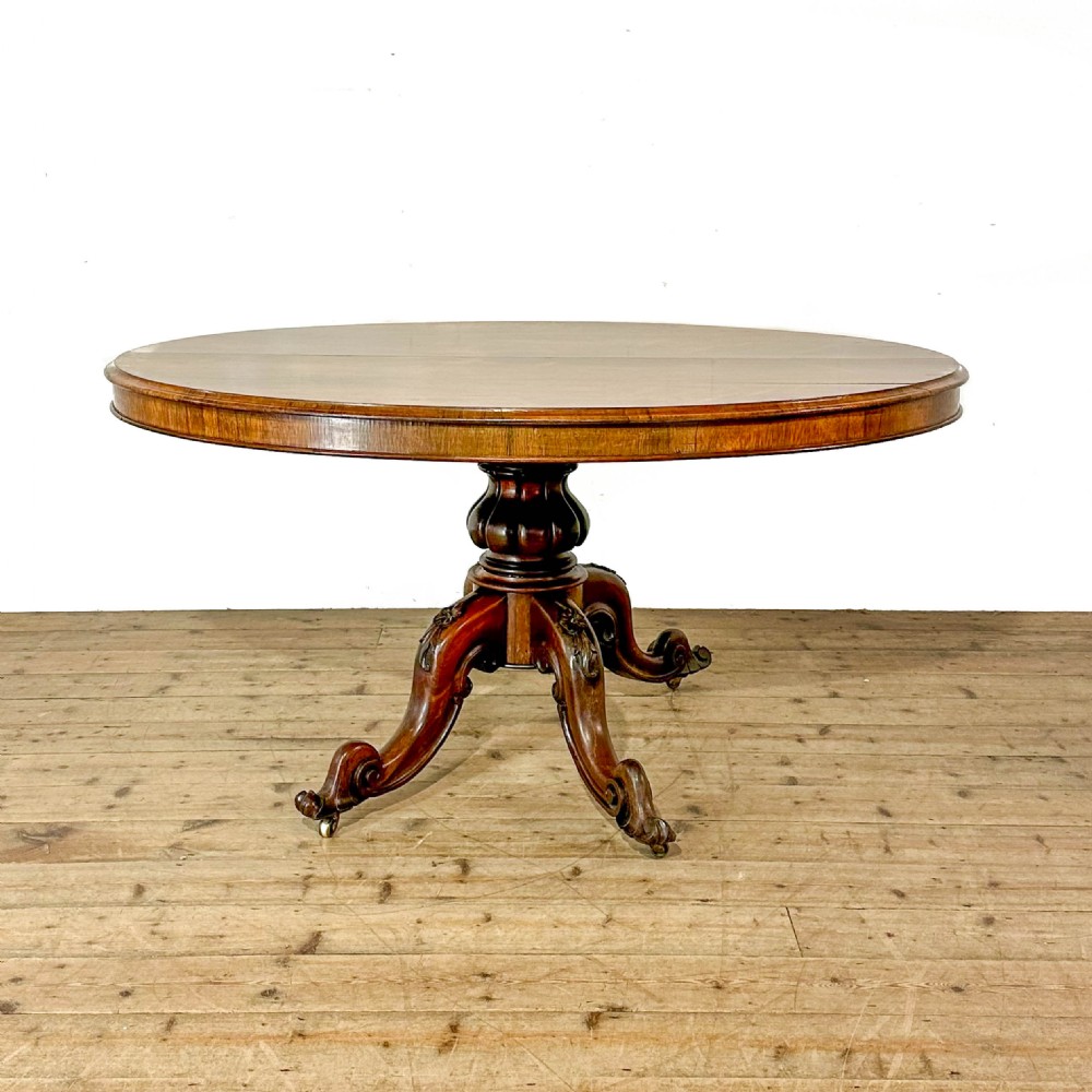 Antique 19th Century Rosewood Loo Table
