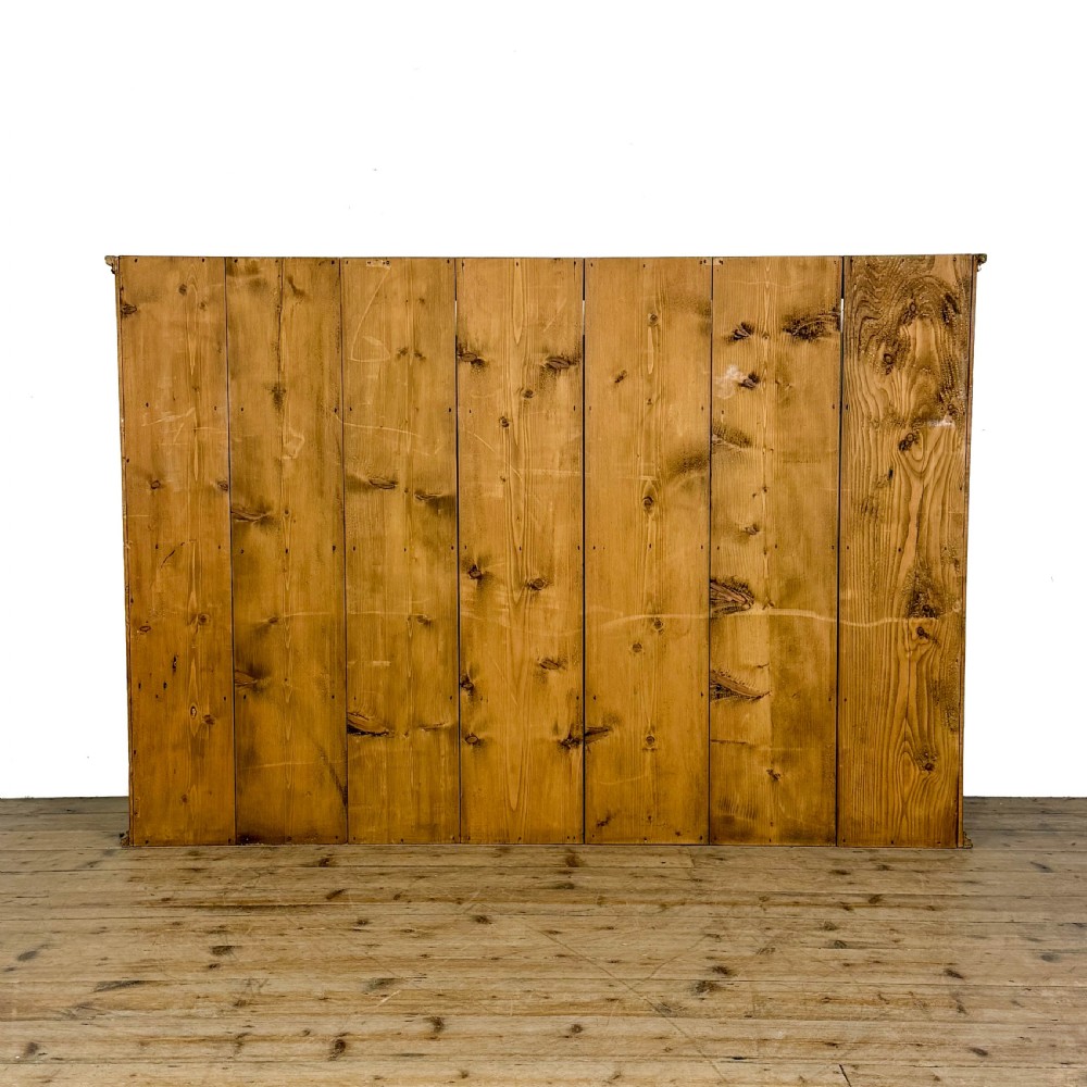 Antique Long Narrow Pine Bookcase
 View IV