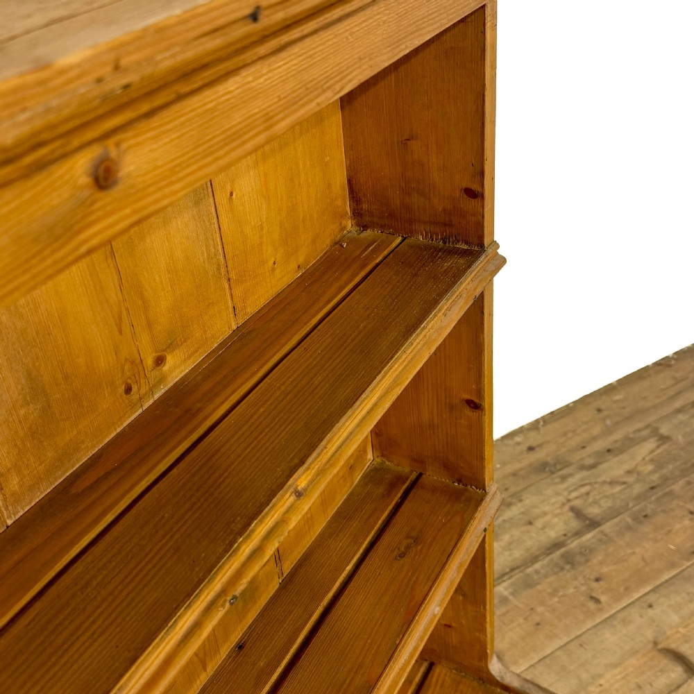 Antique Long Narrow Pine Bookcase
 View VIII