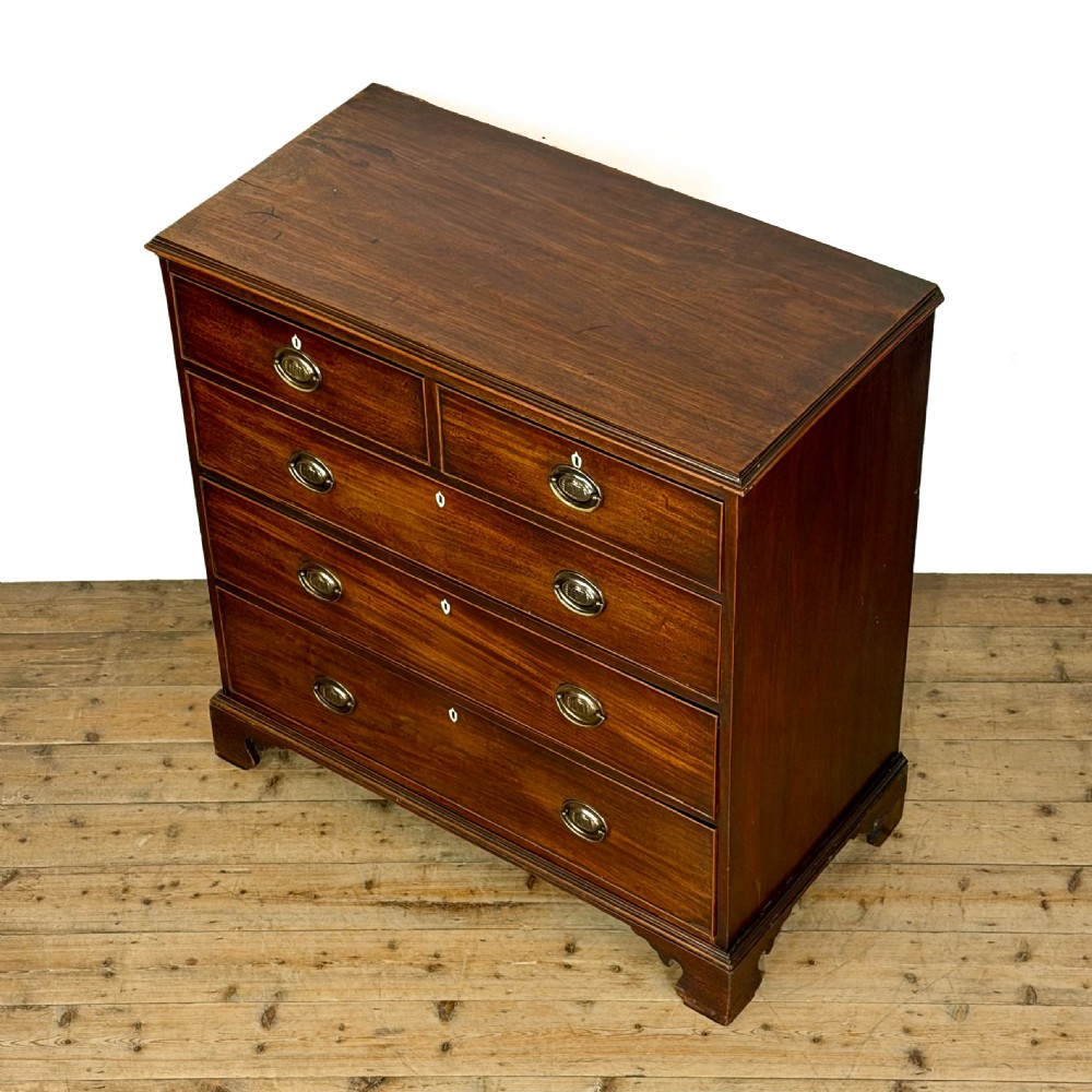 Antique Georgian Mahogany Chest of Drawers
 View II