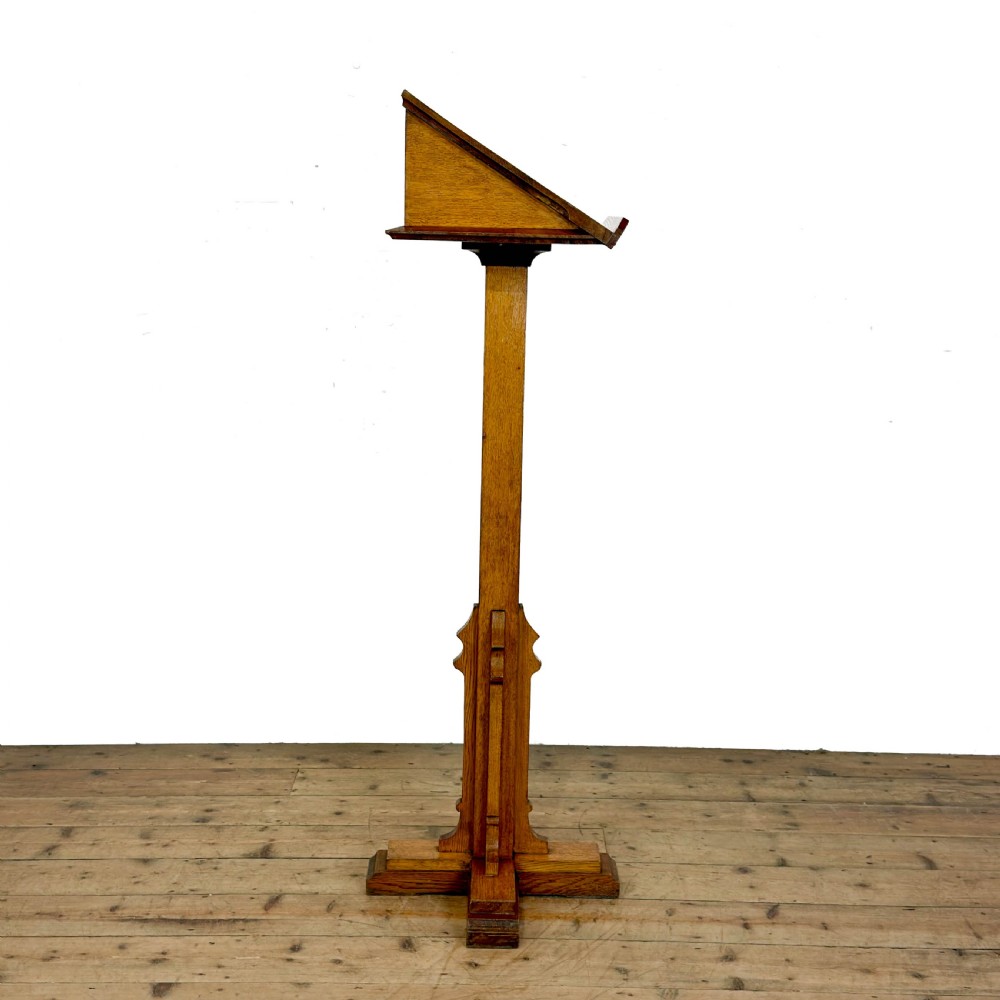 Antique Oak Lectern
 View V