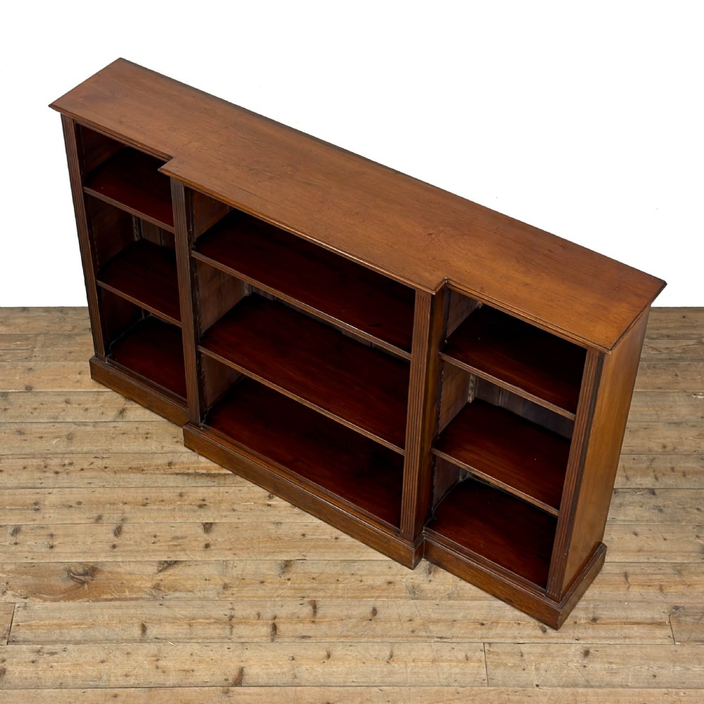 Antique 19th Century Mahogany Break Front Bookcase
 View VI