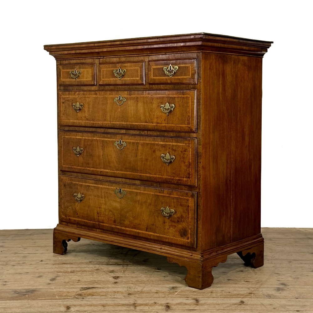 Antique 18th Century Walnut Chest of Drawers
 View II