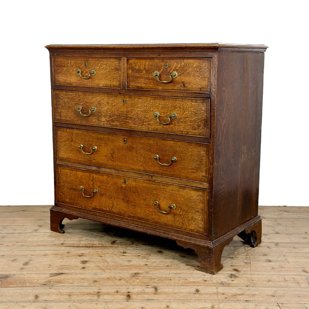 Antique 19th Century Oak Chest of Drawers
 View II