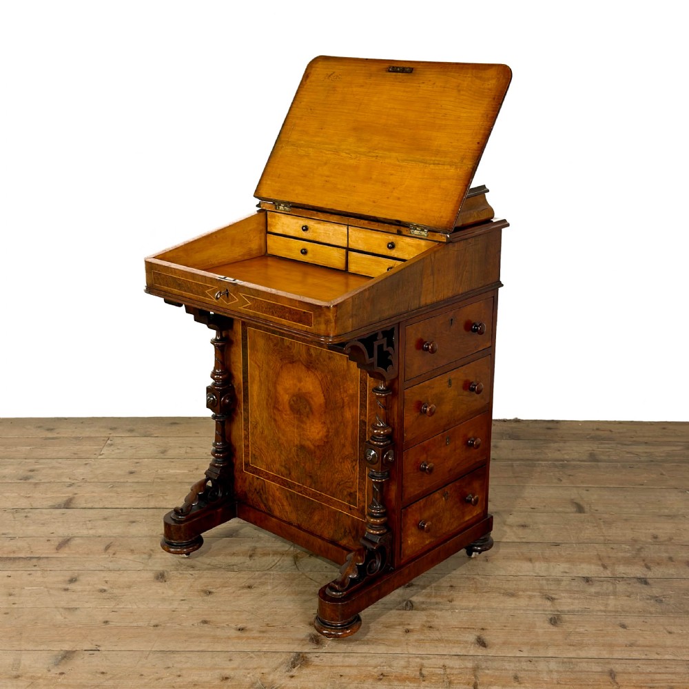 Antique Walnut Davenport Desk
 View IV