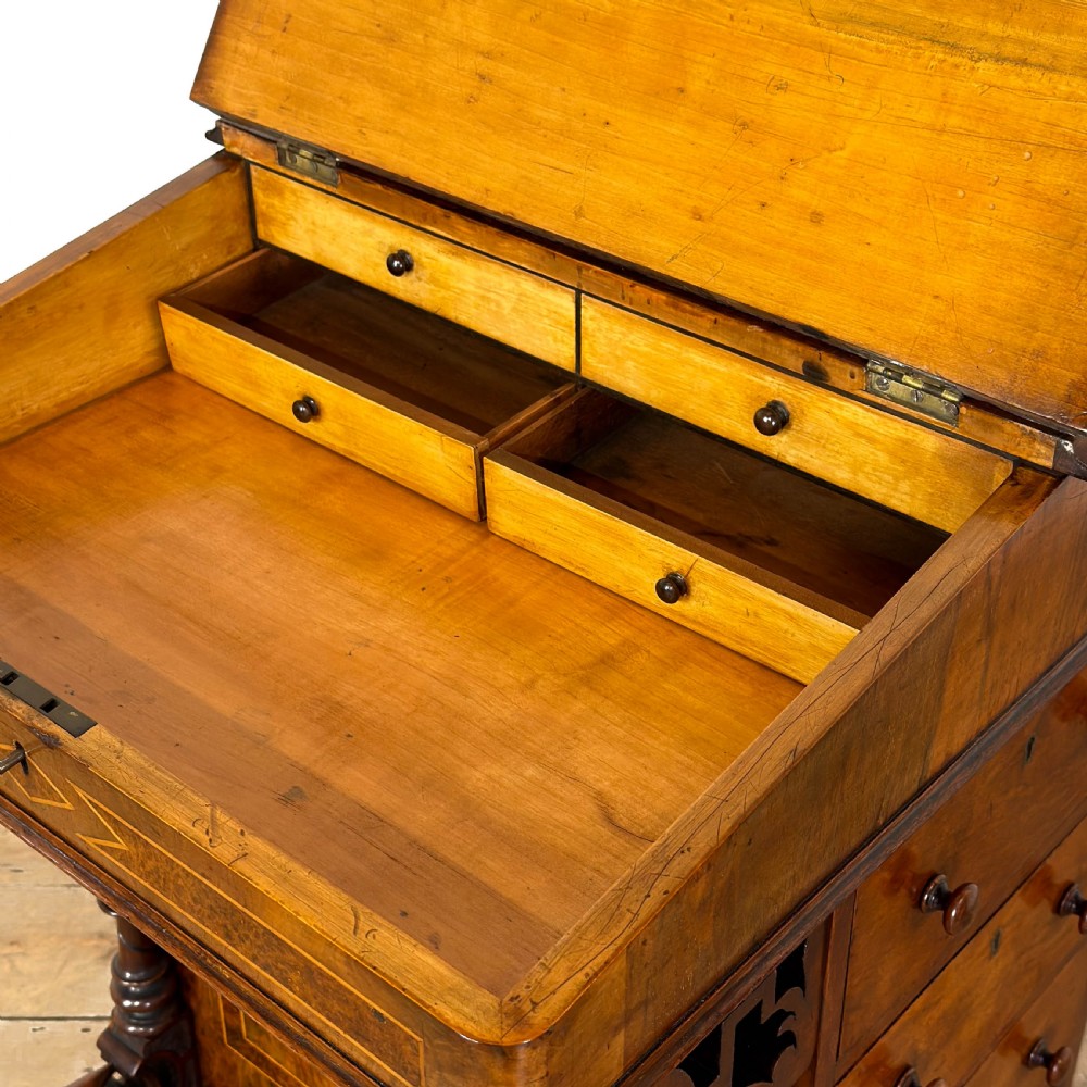 Antique Walnut Davenport Desk
 View VII