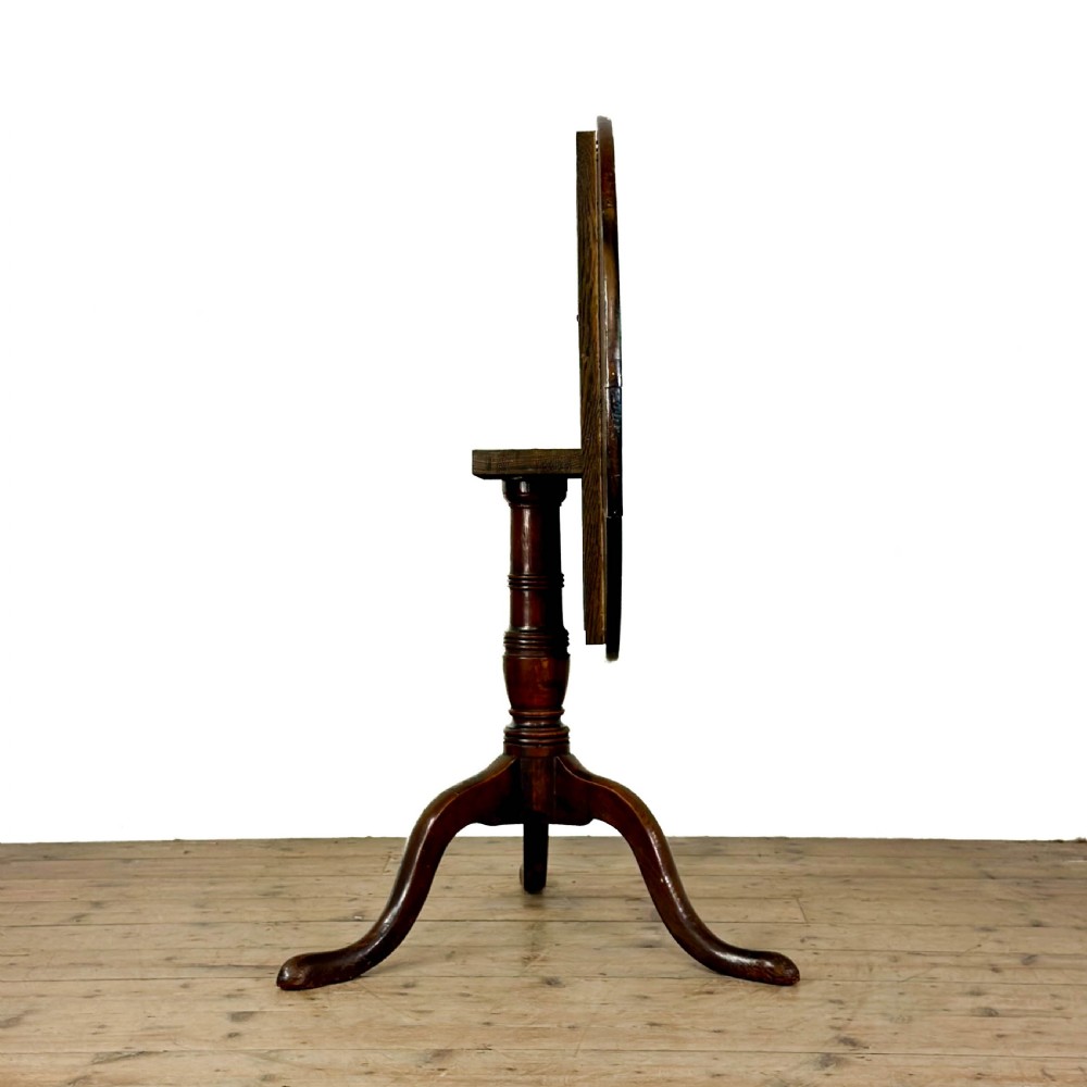 Antique Oak Tilt Top Table
 View IV
