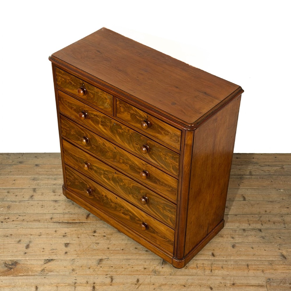 Antique Victorian Mahogany Chest of Drawers
 View III