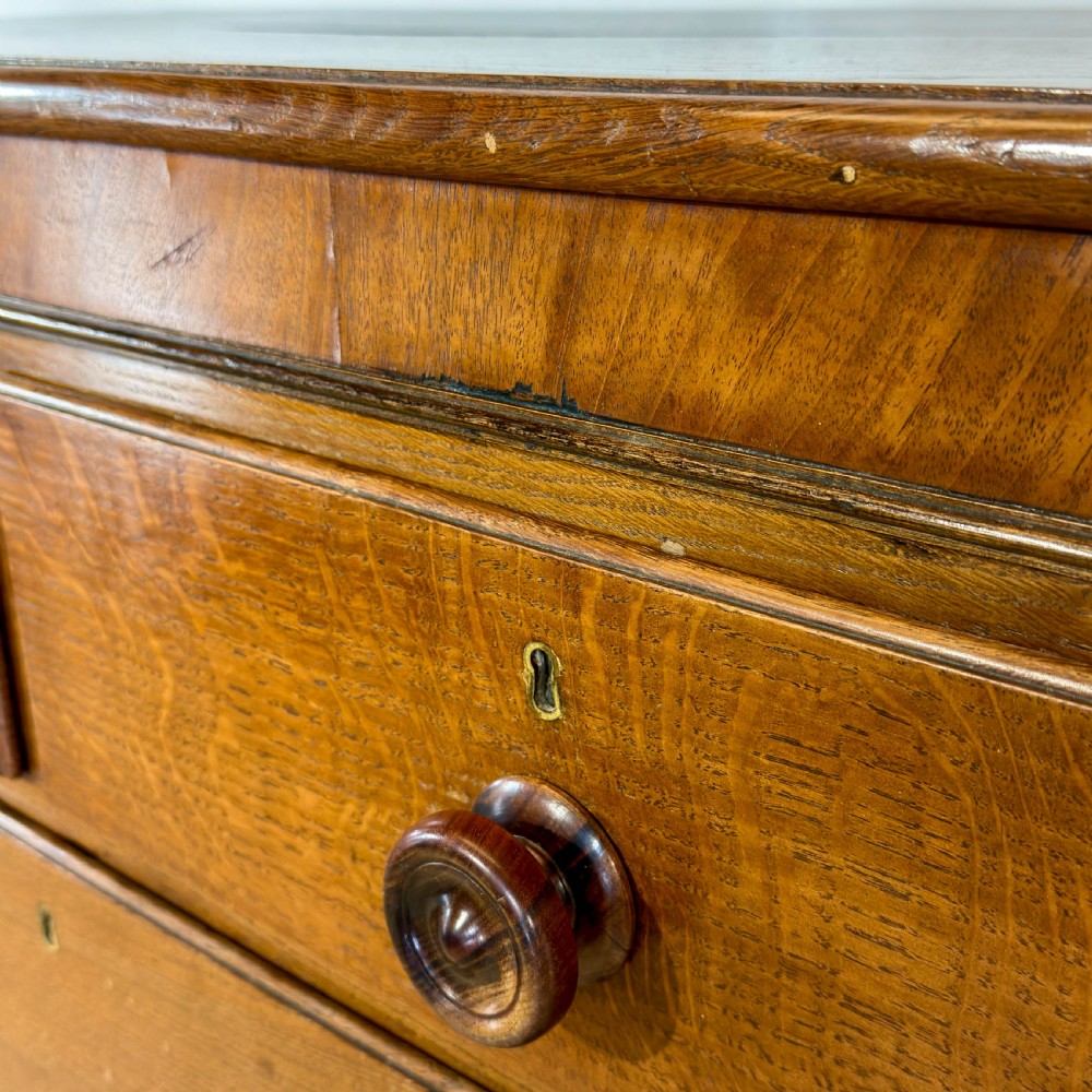 Antique 19th Century Oak Chest of Drawers
 View VIII