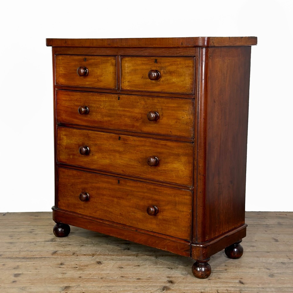 Antique Victorian Mahogany Chest of Drawers View VII