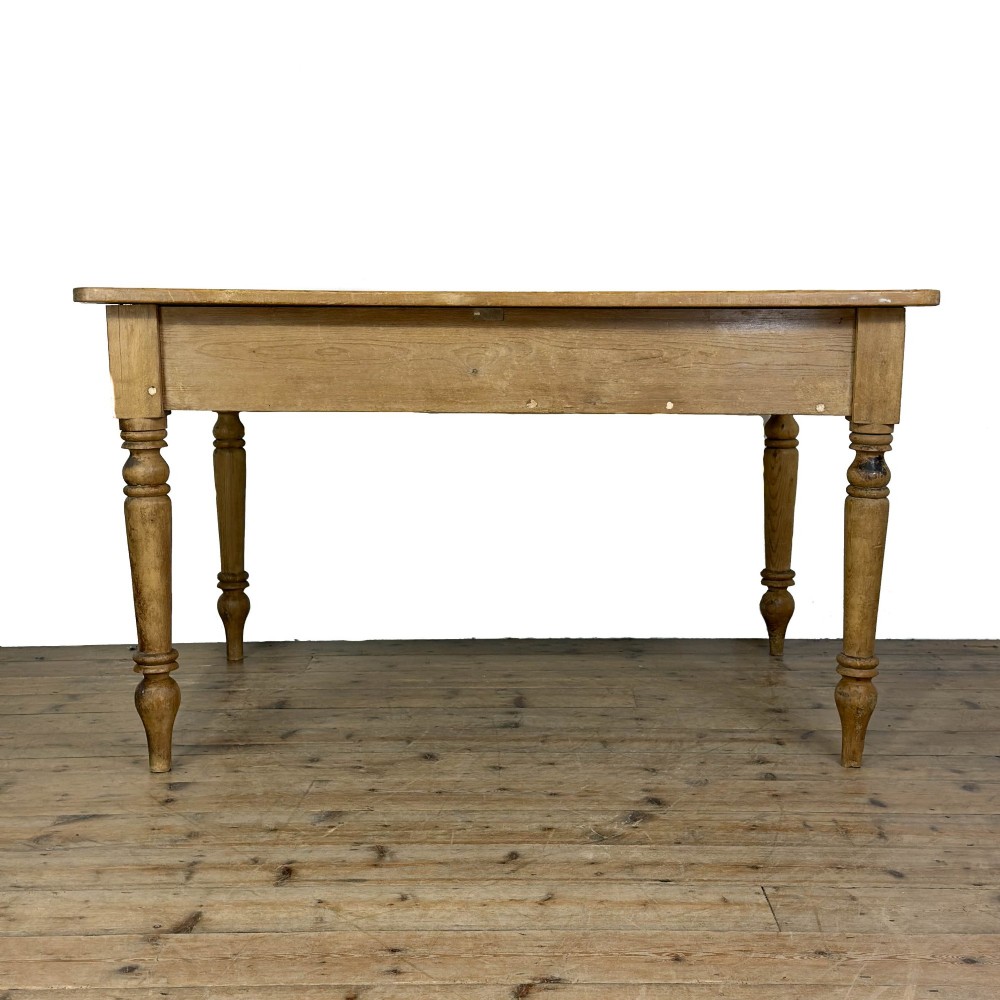 Antique Rustic Pine Kitchen Table View VII