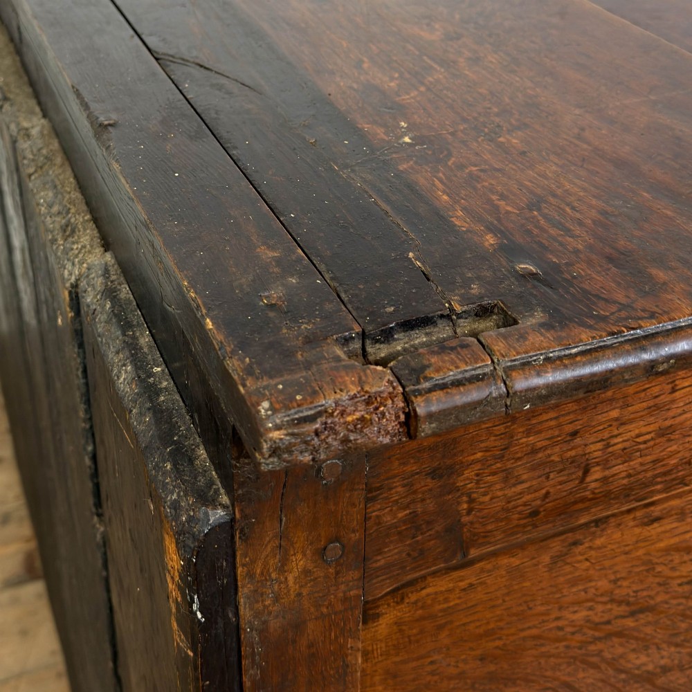 Antique 18th Century Oak Dresser Base View IX