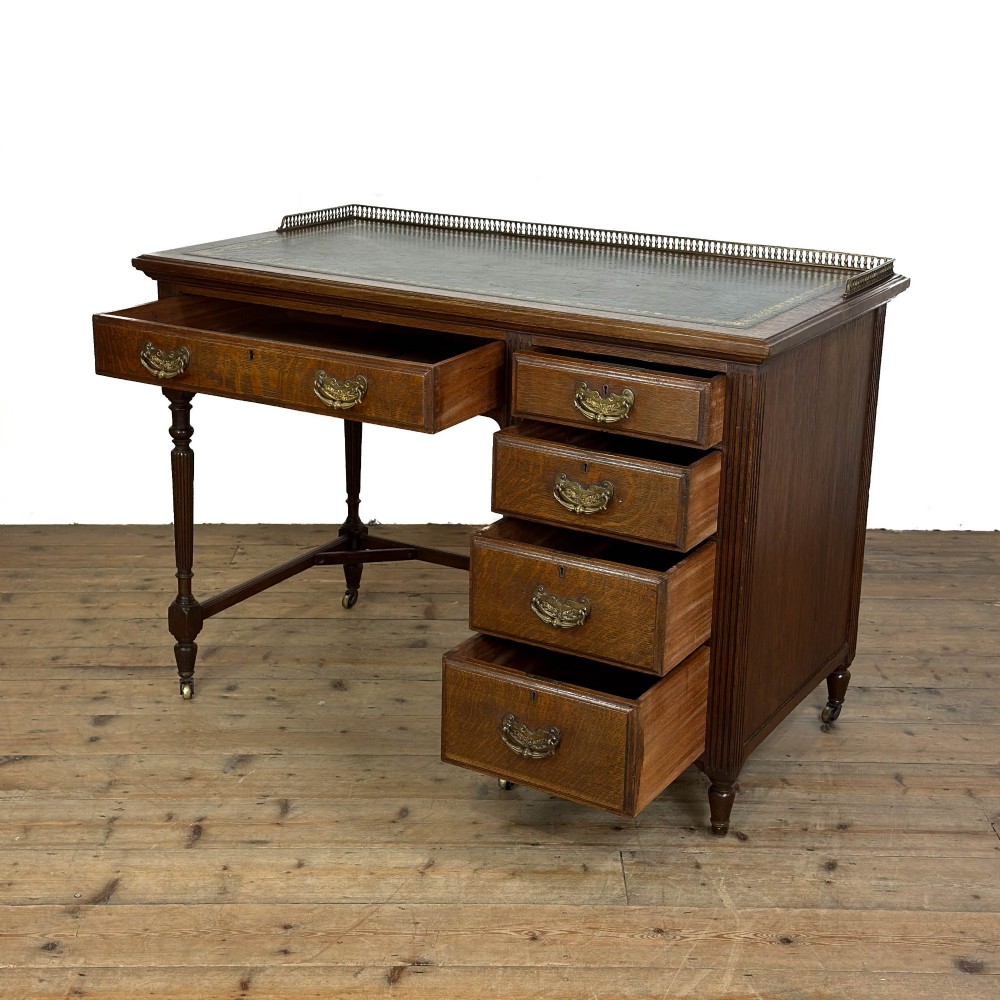 Antique Edwardian Small Writing Desk View V