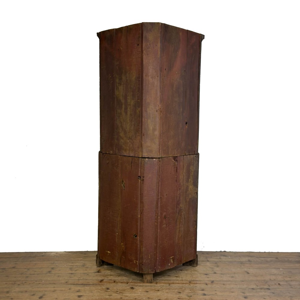 Antique Welsh 18th Century Oak Corner Cupboard View VI