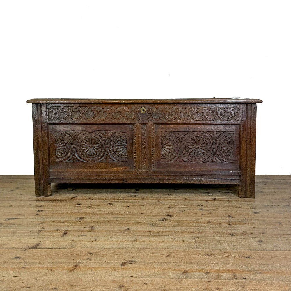 Antique 18th Century Oak Coffer