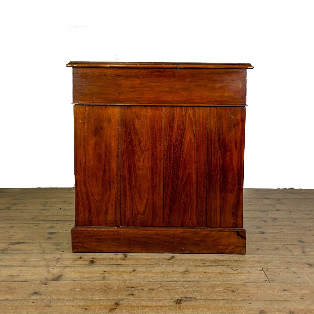 Antique Oak Pedestal Desk View VI