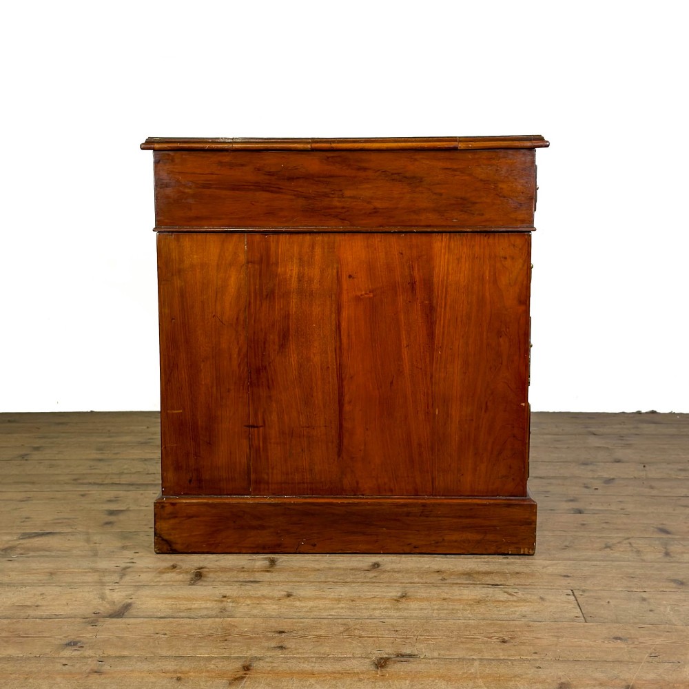 Antique Oak Pedestal Desk View VIII