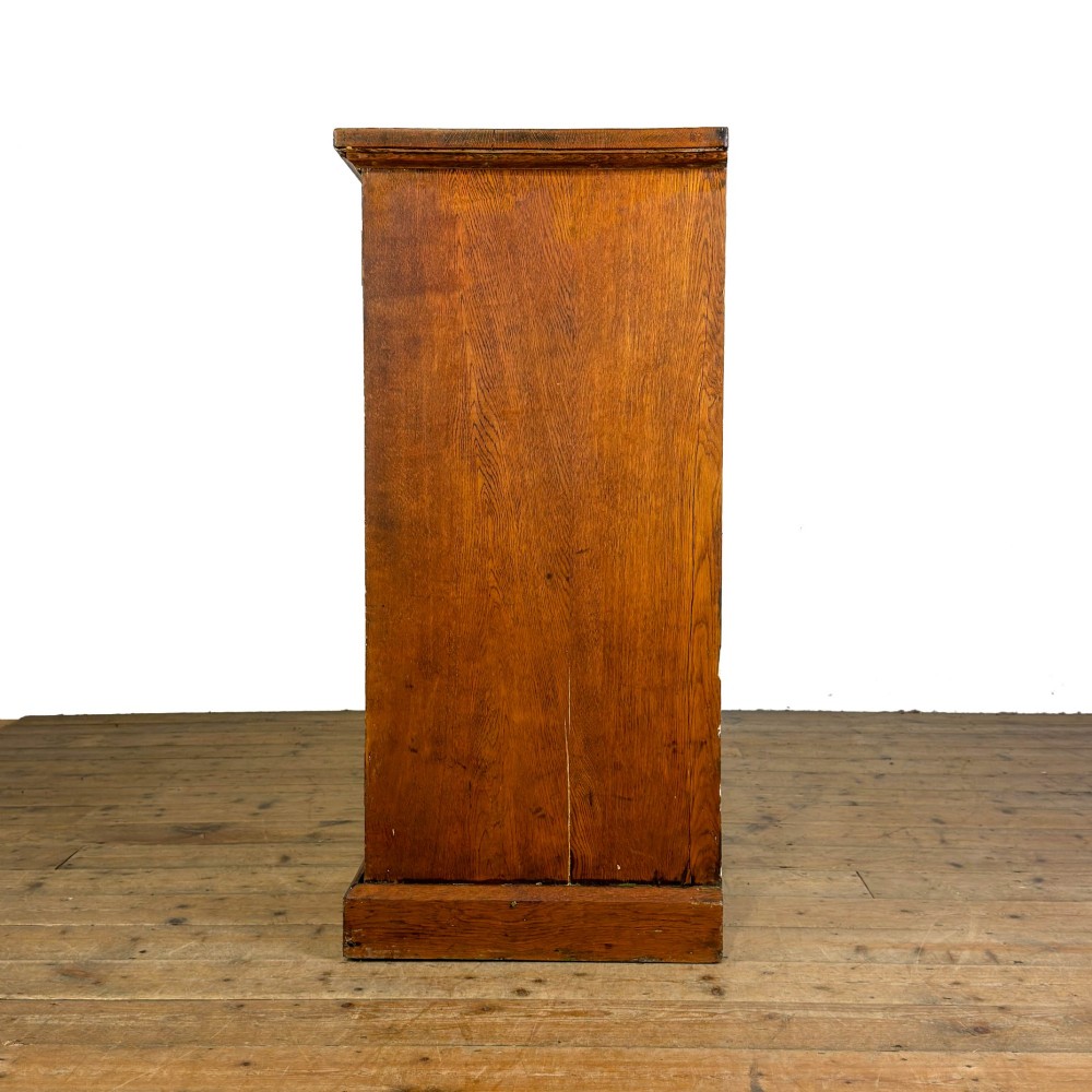 Antique Large Oak School Cupboard View VI