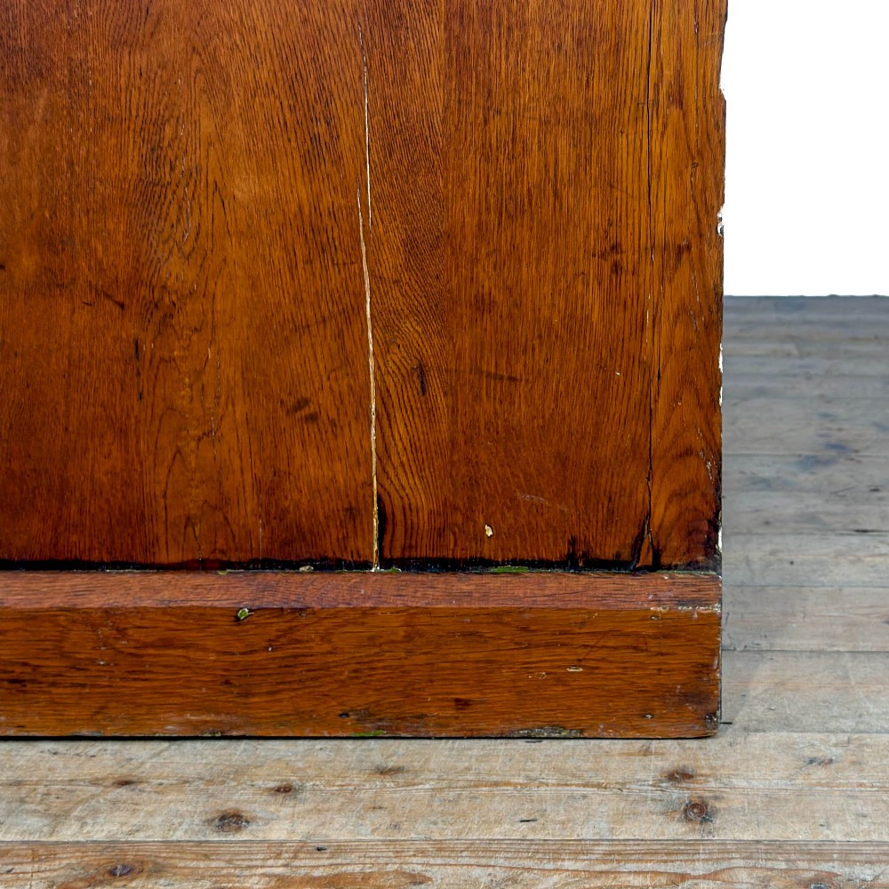 Antique Large Oak School Cupboard View VII