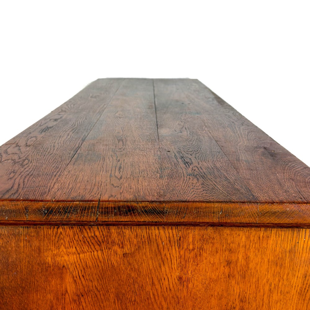 Antique Large Oak School Cupboard View VIII