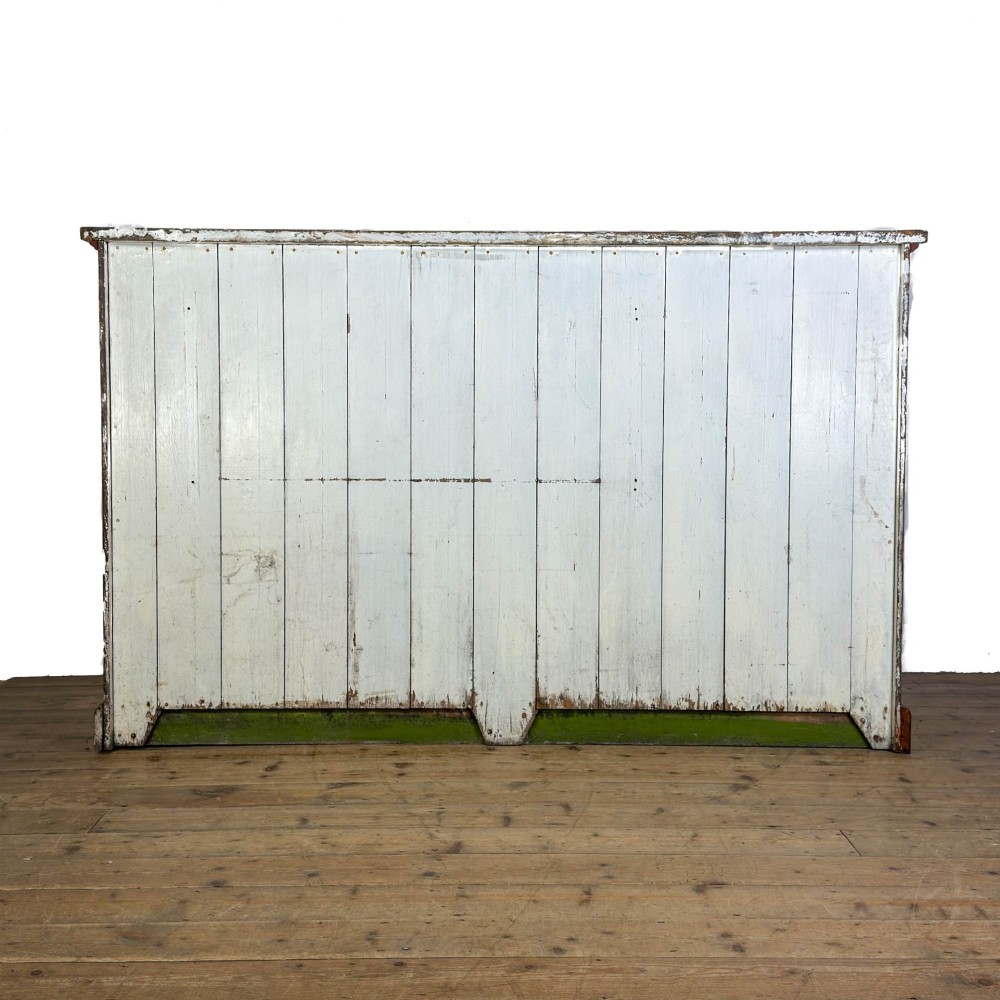Antique Large Oak School Cupboard View IX