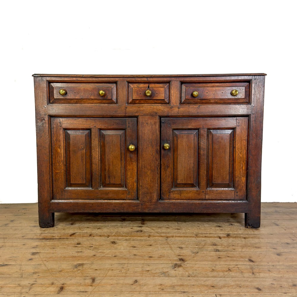 Antique 18th Century Welsh Oak Dresser Base