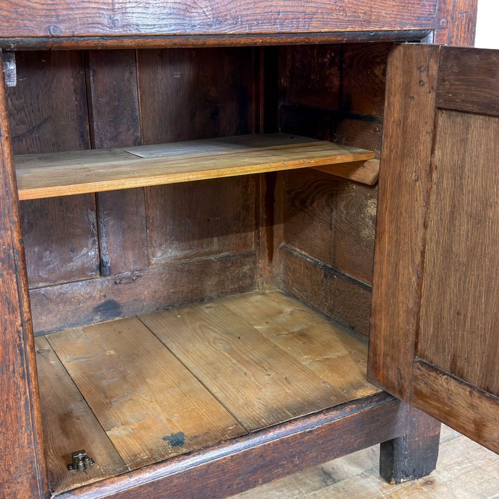 Antique 18th Century Welsh Oak Dresser Base View VII