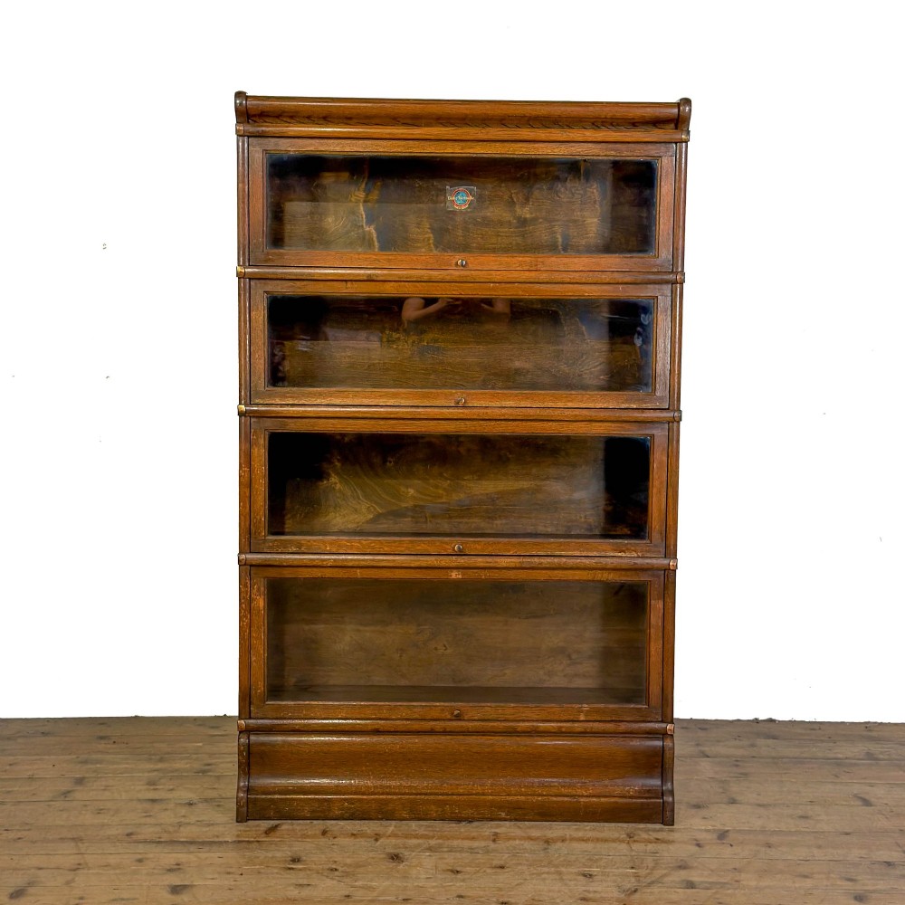 Antique Globe Wernicke Sectional Bookcase